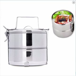 Hộp cơm Camen 2 Tầng Inox
