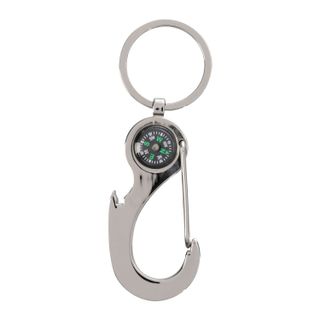 Móc khóa móc quần có La bàn Inox