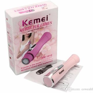 Máy cạo lông nách Kemei km-1012, Máy cạo lông nách Kemei shaver for ladies km-1012