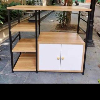 KỆ GỖ SẮT BẾP 79
