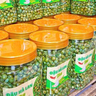 ĐẬU HÀ LAN RANG TỎI ỚT THƠM NGON 500G - WINNIE HOUSE