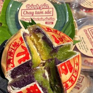 BÁNH PÍA CHAY TAM SẮC, VỊ NGON AN LÀNH, QUÀ BIẾU CAO CẤP 580G - WINNIE HOUSE
