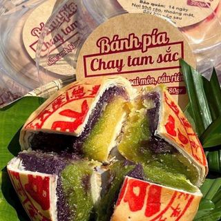 BÁNH PÍA CHAY TAM SẮC, VỊ NGON AN LÀNH, QUÀ BIẾU CAO CẤP 580G - WINNIE HOUSE