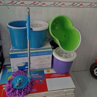 Bộ lau nhà mâm nhựa makethy
