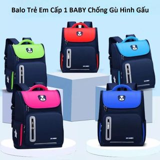 Balo hình Gấu SM Baby, Balo Chống Gù Chống Nước Hình Gấu Cho Học Sinh Tiểu Học Và Trung Học - Cặp Sách Cho Bé Trai Và Bé Gái