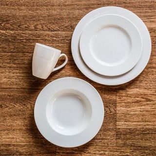 Hàng Mộc Đĩa Sứ Trắng Dày Đĩa Sứ, Đĩa Sành, Đĩa Muối Hàng Mộc Đĩa 7 Ảo/ Cạn / Sâu Thô