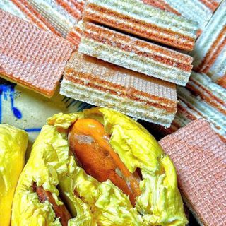 BÁNH XỐP KEM SẦU RIÊNG, HƯƠNG VỊ TUỔI THƠ 500G - WINNIE HOUSE