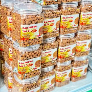 ĐẬU PHỘNG TỎI ỚT: MỒI NHẬU QUỐC DÂN, ĂN LÀ GHIỀN 500G - WINNIE HOUSE