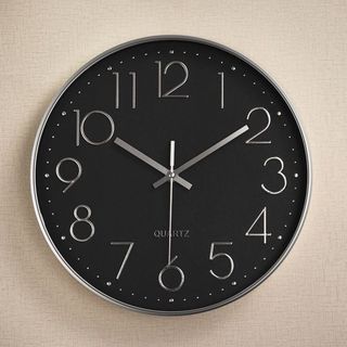 Đồng hồ treo tường trang trí nhà cửa REDEPCHAT68 - Bảo Hành 12 tháng - Đường kính 30cm QUARTZ