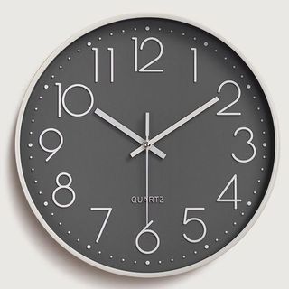 Đồng hồ treo tường trang trí nhà cửa REDEPCHAT68 - Bảo Hành 12 tháng - Đường kính 30cm QUARTZ