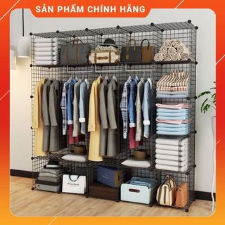 Tấm Ghép Lưới Sắt Đa Năng Làm Kệ Sách, Kệ Để Giày, Chuồng Chó Mèo