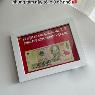 Khung Đựng Tiền 80 Năm Quốc Khánh
