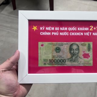 Khung Đựng Tiền 80 Năm Quốc Khánh