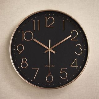 Đồng hồ treo tường trang trí nhà cửa REDEPCHAT68 - Bảo Hành 12 tháng - Đường kính 30cm QUARTZ
