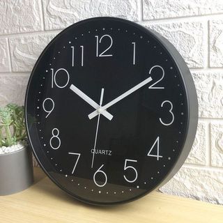 Đồng hồ treo tường trang trí nhà cửa REDEPCHAT68 - Bảo Hành 12 tháng - Đường kính 30cm QUARTZ