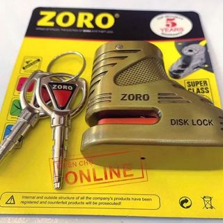Ổ KHÓA ĐĨA XE MÁY ZORO CHỐNG TRỘM