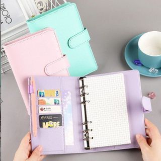 SỔ TIẾT KIỆM GỒM RUỘT GIẤY KẺ Ô VÀ 10 TÚI ZIP