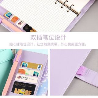 SỔ TIẾT KIỆM GỒM RUỘT GIẤY KẺ Ô VÀ 10 TÚI ZIP