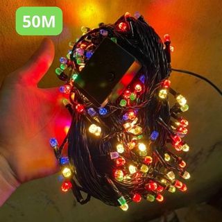 Đèn nháy nhiều màu 50m
