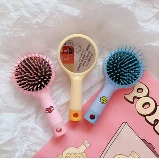 LƯỢC CHẢI TÓC CÓ GƯƠNG TRANG ĐIỂM 2 trong 1
