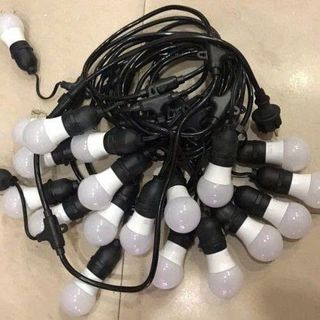 DÂY ĐUI ĐÈN TRANG TRÍ E27 CHỐNG NƯỚC 5M