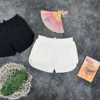 Quần đùi 2 lớp nữ rút dây
