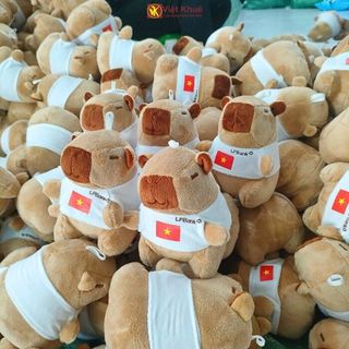Móc khóa Capy Yêu Nước