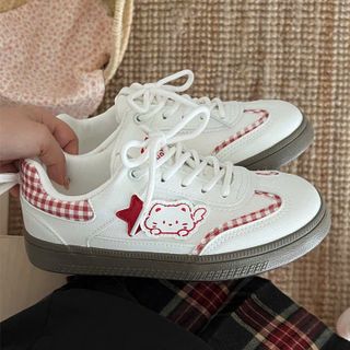 GIÀY THỂ THAO NỮ CAT HỌA TIẾT CARO TRENDY ĐÁNG YÊU, CỰC CHILL - PIPI STORE