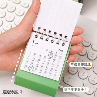 LỊCH ĐỂ BÀN MINI 2026, dùng từ tháng 09/2025 đến hết 2026