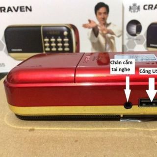 LOA NGHE ĐÀI 2 PIN USB CRAVEN CR836S