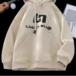 Áo Hoodie in Lucky Black nam nữ