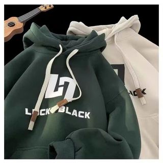 Áo Hoodie in Lucky Black nam nữ