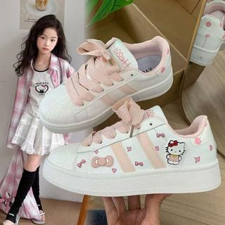 GIÀY THỂ THAO NỮ HELLO KITTY NỮ MŨI SÒ – SANG XINH, CỰC YÊU - PIPI STORE