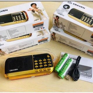 cr836s Loa Nghe Nhạc, nghe kinh hỗ trợ Usb Thẻ Nhớ, FM 2pin !