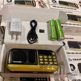 cr836s Loa Nghe Nhạc, nghe kinh hỗ trợ Usb Thẻ Nhớ, FM 2pin !