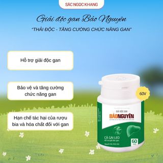 Viên Uống Giải Độc Gan Bảo Nguyên [Hộp 60 Viên]