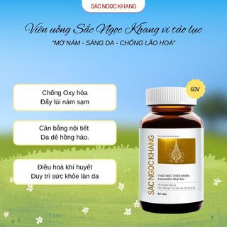 Viên Uống Sắc Ngọc Khang Vi Tảo Lục [Hộp 60 viên]