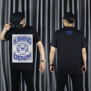 Áo thun cổ tròn thái tê giác mới
