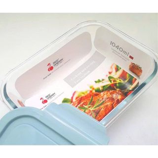 HỘP THỦY TINH 1 NGĂN 1040ML CHỮ NHẬT BX1001