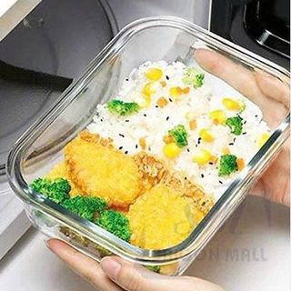 HỘP THỦY TINH 1 NGĂN 1040ML CHỮ NHẬT BX1001