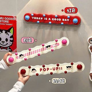 Thanh Móc Treo Cốc Hút Tổ Ấm Pop Up Dễ Thương, Móc Hút Chân Không Treo Đồ Nhà Tắm, Đồ Bếp, Móc Treo Sau Cửa