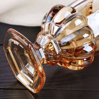 BÌNH CẮM HOA THỦY TINH VÀNG PHẬT THỦ CAO CẤP