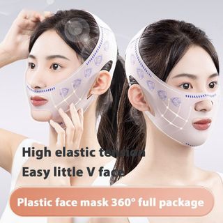 1 Đai Nâng Cơ Định Hình Khuôn Mặt Vline Dùng Ban Đêm Và Ban Ngày Thoáng Khí