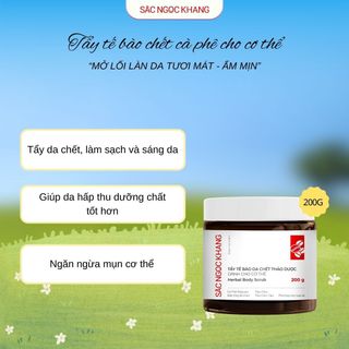 Tẩy Tế Bào Chết Cà Phê Cho Cơ Thể [Hộp 200g]