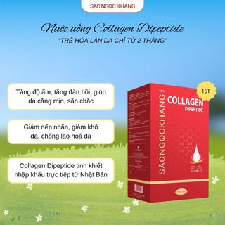 Nước Uống Collagen Dipeptide Sắc Ngọc Khang [Hộp 15 Túi]