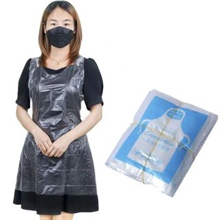 Set 25 Cái Tạp Dề Nilon Chống Dơ, Bẩn Giữ Vệ Sinh Dùng 1 Lần