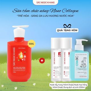 Sữa Tắm Nano Collagen [Chai 500g] TẶNG 1 TRONG 2 QUÀ