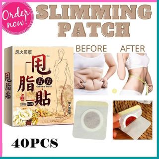 Hộp 40 Miếng Dán Rốn Hỗ Trợ Làm Ấm, Giảm Mỡ