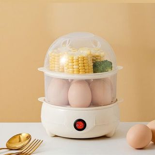 Lồng hấp luộc trứng 2 tầng
