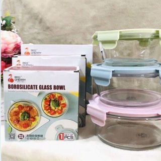 HỘP THỦY TINH TRÒN 390ML BX3003